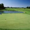 The 16th green at Les Vieux Moulins Golf Club