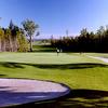 The 6th green at Les Vieux Moulins Golf Club